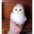 OEM custom wholesale white mini plush stuffed owl toy